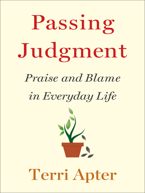 Title details for Passing Judgment by Terri Apter - Wait list